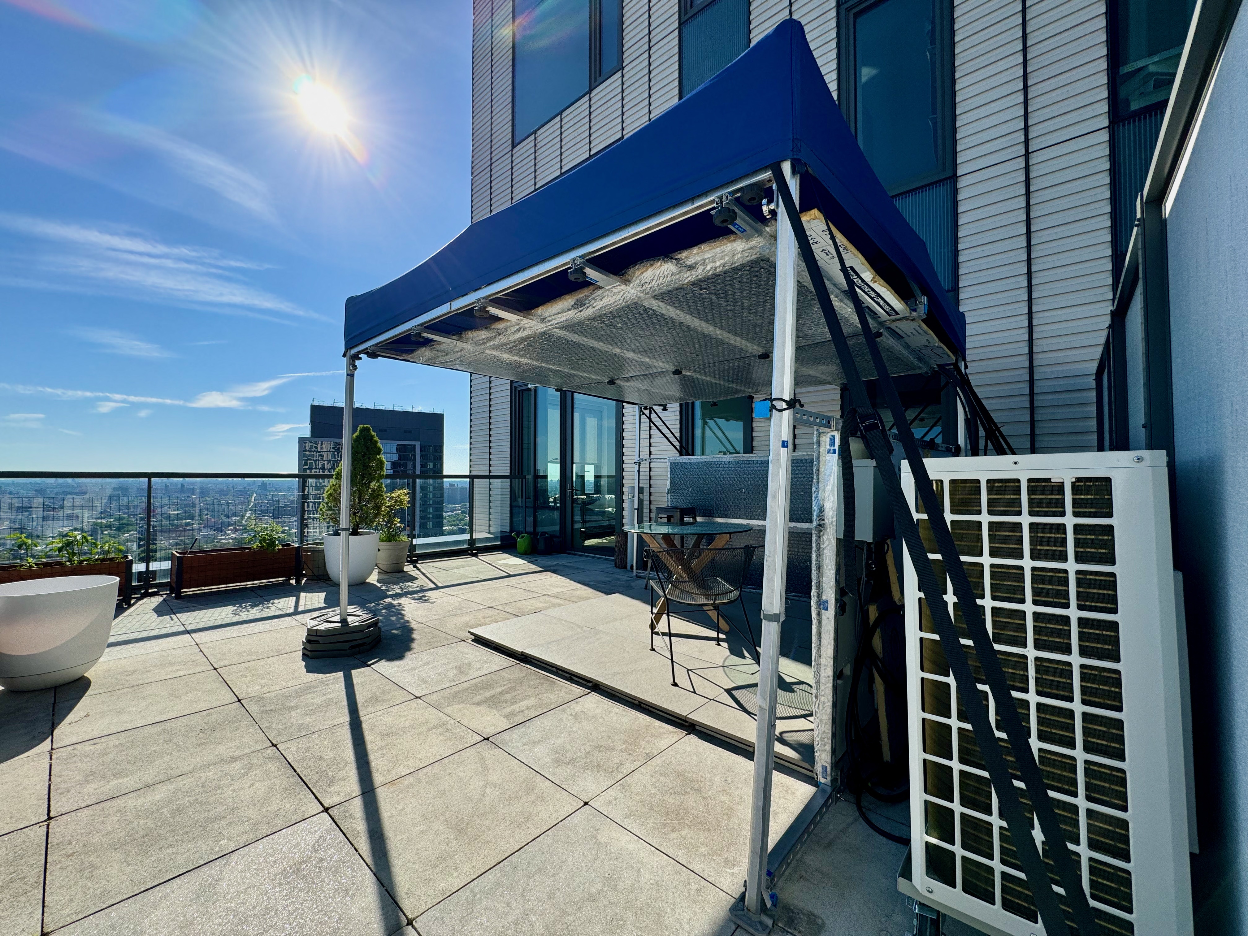 Prototype radiant pavilion